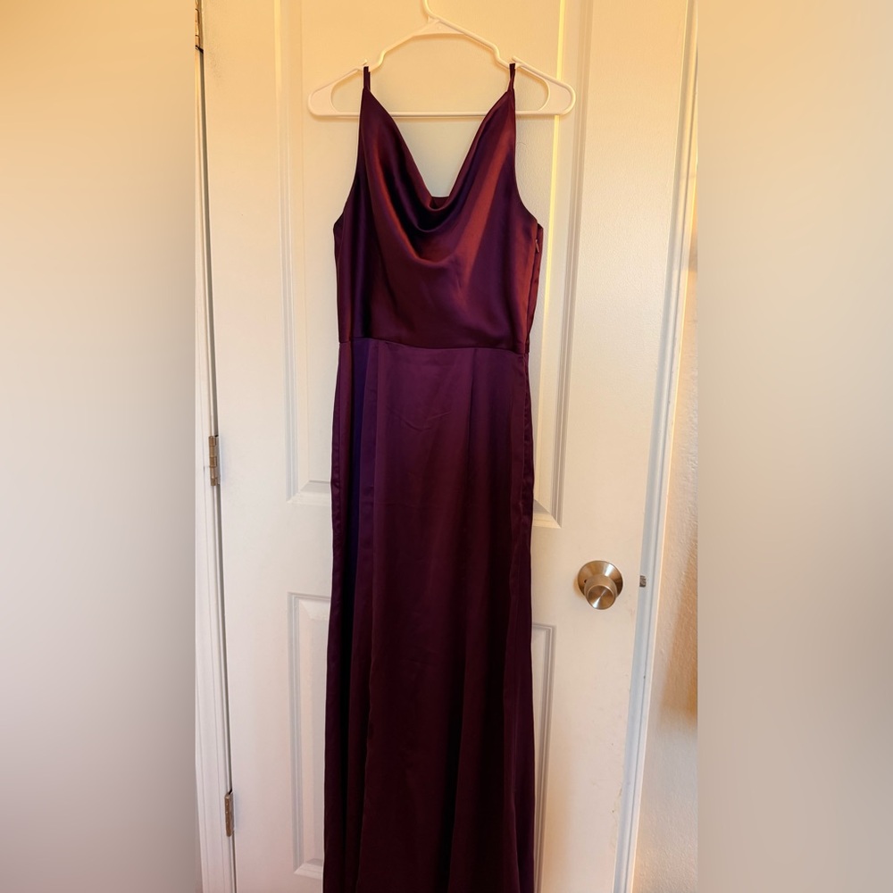 Chi Chi London Deep Purple Maxi Dress